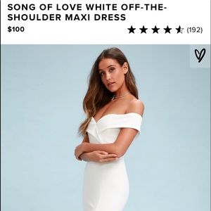 Song of love lulus dress medium